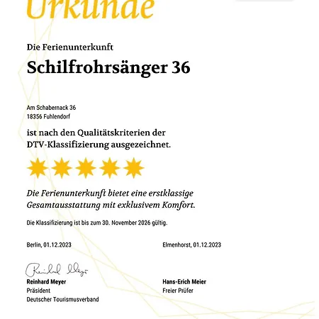 Semesterbostad Schilfrohrsaenger 36